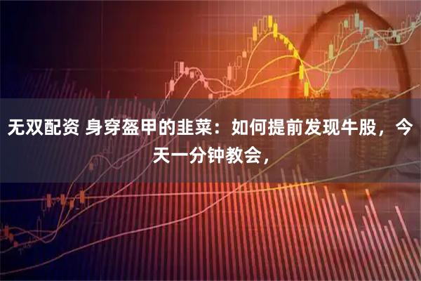 无双配资 身穿盔甲的韭菜:如何提前发现牛股,今天一分钟教会,